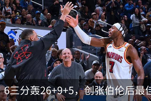 6三分轰26+9+5，创张伯伦后最佳！勇士11号签淘到宝，科尔委以重任